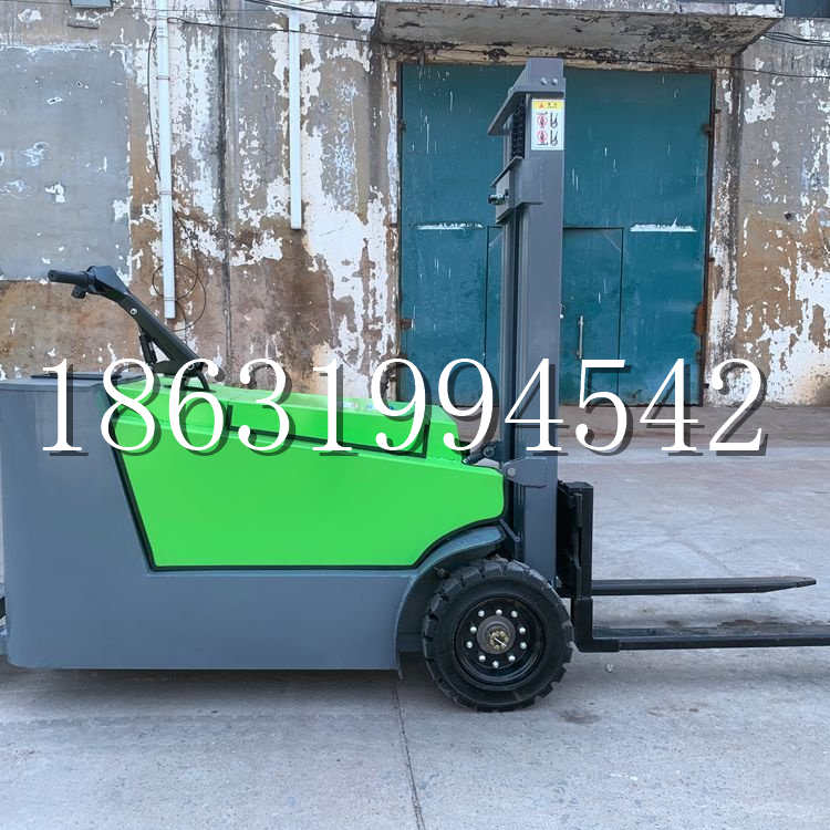 广饶县小型电动叉车1吨2吨步行站驾式电瓶堆高充电装卸车液压升降车铲车